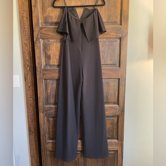 NWT Lulu’s Power of Love black strapless jumpsuit - Picture 5 of 6
